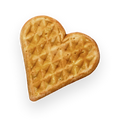 Wafer Love with Condensed Milk , Chocolate .